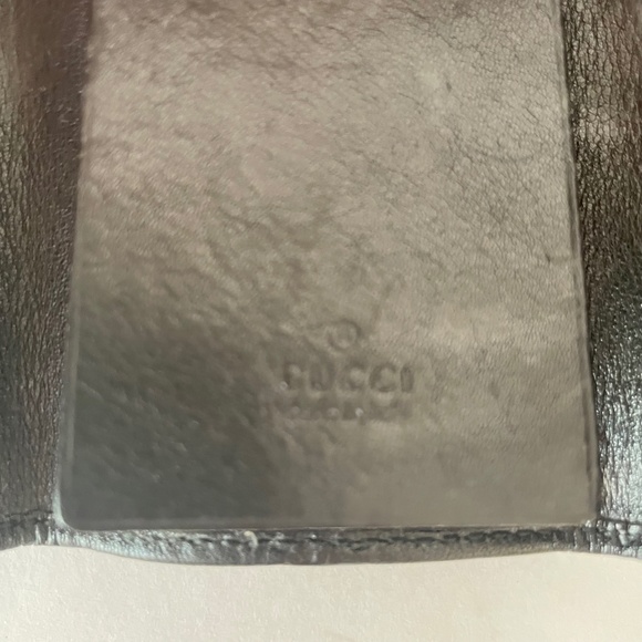 Gucci GG Guccisima Key Case 6 Key Holder Black Leather - Picture 13 of 13